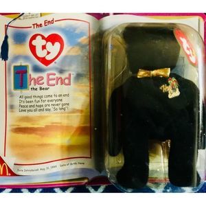 Ty Beanie Baby The End 1999 Y2k Millennium Teddy Bear